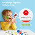 Jar Melo Washable Finger Paints for Toddlers, Non Toxic Baby Paint, 7 Colors (2.1fl oz), Safe Art Supplies for Kids 2+