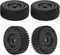 RC Tire, 4pcs Professional Plastic Rubber Tire Upgrade Parts Compatible with WPL C54 RC Car
