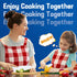 Montessori Toddler Knife Set, 3PCS Kids Safe Knives for Real Cooking, Toddler Friendly Kitchen Tools