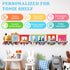 1/2 30~40 for Tonies Box Tonies Figures Organizer Storage Shelf Wall Mounted, Colorful Little Five-Train Magnetic