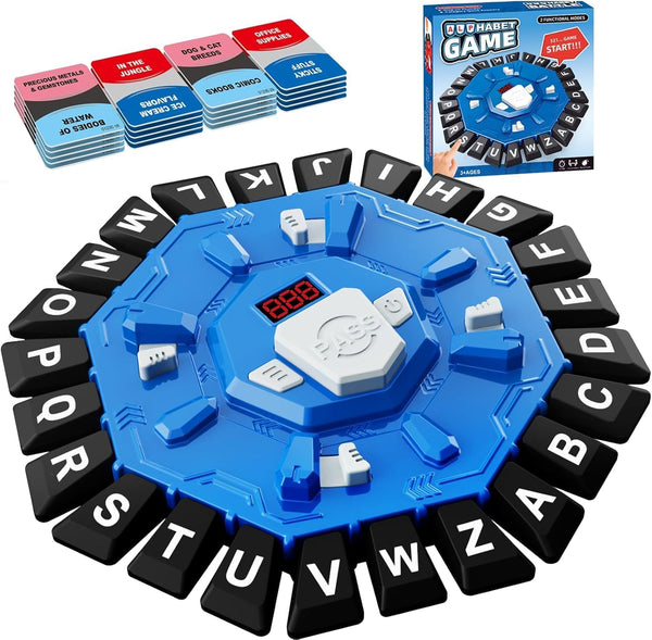 Word Game Family Board Games with Display Timer and 2 Modes, The