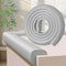 ZOMPAGO Baby Proofing Corner & Edge Protectors, Grey Foam L-Shape Self-Adhesive Bumper