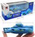 Mini RC Submarine Toy - Remote Control Diving Adventure (Blue)