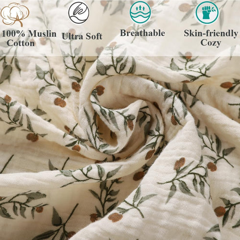 Fadacudan Simmons 2 Pack Muslin Bassinet Sheet Compatible with Graco Travel Lite, Fodoss, Cloud Baby, Yacul, Kids