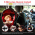 4.3'' 1080P 5 ACZ407 Itomoro Baby Car Camera, Night Vision Car Baby Mirror with Camera Mins Easy Installation Crystal