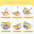 2 Set 2-4, Toys for Year Old Boy - Wooden Kids Tool with Apron, Montessori Toddler Bench STEM Educational Construction