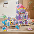 955 Set,Seaside Set,STEM Helicopter,Yacht,Sailboat,Christmas 6-12+ WINGIFT Piece Beach House Building Beach Villa