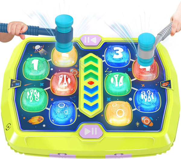 Toddlers Toys Age 3-8, Hammer Mole Game Toys for 3 4 5