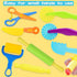 Set, 9 Sets 4-8, LCY WEDSHI Dough Tool Pcs Dough Tools for Kids Ages Dough Accessories Includes Cutters Roller, Rolling