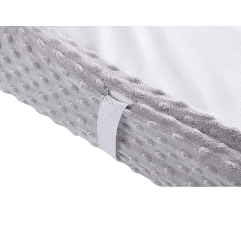 2 Pack 32"/34''x16 Solid Changing Table Pad Cover Cradle Sheet, Fits Contoured Diaper Changing Pad, Dots Plush Changing