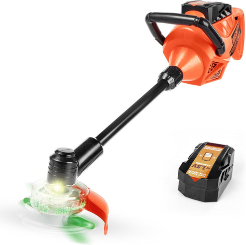 Play-Act Toddler Weed Trimmer: Electronic Modern Play Tool Designed for Little Hands Gardening