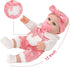 12'' Playset,Pacifier,Feeding 3+ DONTNO Baby Doll in Gift Box with Clothes Accessories Bottle. Gift Idea for Ages