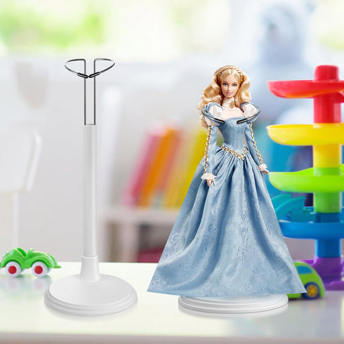 Toyvian Doll Stand Holder, Adjustable Storage Rack for 12 Inch Doll Display, Doll Stands for Action Figures