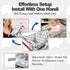 2-in-1 Padded Shopping Cart Cover for Baby & Toddler, High Chair Cover with Soft Thigh Guards, Grocery Cart Seat