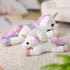 FFxiong 24 Inch Big Unicorn Stuffed Animal Plush Toy Pillow, Cute Soft Giant Unicorn with Rainbow Wings Large Doll