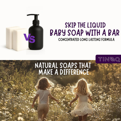 6 5 Baby Soap Bar For Sensitive Skin | Natural Bath Soap For Toddlers Kids Adults | Relaxing Organic Lavender Essential