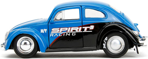 Punch Buggy 1:32 Scale 1959 Volkswagen Beetle Die-cast Car with Mini Gloves Accessory in Blue