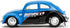 Punch Buggy 1:32 Scale 1959 Volkswagen Beetle Die-cast Car with Mini Gloves Accessory in Blue