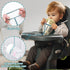 BPA Free Silicone Toy Straps for Baby - Safety Straps for Stroller & High Chair (Red, Yellow, Orange)