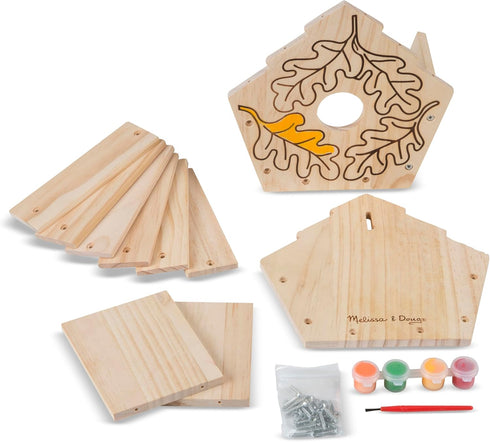 Melissa & Doug Created by Me! Birdhouse Build-Your-Own Wooden Craft Kit for Kids