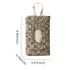 Quilted Baby Wipe Holder Quilted Wipe Pouch Portable Hanging Floral Wet Wipes Bag for Car, Stroller