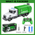 2.4Ghz Remote Control Garbage Truck Toys, 1/24 RC Garbage Truck with 6 Channel Remote Control, Birthday Gift for Boys