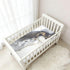 Bseiialft 52 28 White Black Marble Crib Sheets for Boys Girls Soft and Breathable Cotton Baby Sheets for Standard Crib