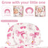 Hooyax Infant Car Seat Insert with Removable Head Support, Dual-Sided Baby Car Seat Cushion for Preemies & Newborns