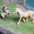 Gemini&Genius Horses Toy for Kids, Premium Farm Horse Animal Playset with Mare and Horse Cub Family Action Figures