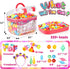FUNZBO 520+ Snap Pop Beads - Beads for Jewelry Making Kit, Arts and Crafts Supplies, Toys for Girls, Kids Crafts, 4 Year Old Girl Birthday Gifts, Crafts for Kids Ages 4-8, Crafts for Girls Ages 6-8