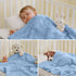 Cozy 30"x40", Soft Fleece Baby Blanket Heart Checkered Pattern Fluffy Plush Receiving Blanket for Newborn Infant