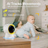 Ellie Baby Pro 5" 1080P 6000mAh 1000ft 24hrs Ellie Baby Monitor No WiFi, Baby Monitor with Camera and Audio, IPS