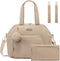 LOVEVOOK Diaper Bag Tote Puffer Baby Diaper Bag, Large Capacity Travel Diaper