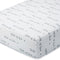 LollyBanks Muslin Crib Sheet 1 Pack, 100% Cotton Baby Crib Sheet for