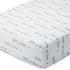LollyBanks Muslin Crib Sheet 1 Pack, 100% Cotton Baby Crib Sheet for