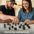 NBXEW 20 2-4 6+ Magnetic Chess Game, Magnet Game with String, Full-Size Stones, Adjustable String, Portable Storage