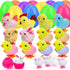 TOY Life Easter Eggs 12 Packs Filled with Wind Up Chicks and