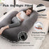 ALLOPERA 57 Inch Pregnancy Pillow, Full Body Maternity Pillow with Removable Washable Cover - Sleep Support for Legs