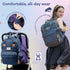 Backpack, Pack RUVALINO Diaper Bag Multifunction Travel Maternity Baby Changing Bags, Large Capacity, Waterproof, Navy
