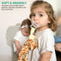 Detachable Pacifier Holder Silicone Pacifier with Stuffed Animal Removeable Baby Pacifier Holder for Cuddling