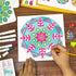 Imagimake Mandala Art Kit, Watercolor Paint Set, 12 Exciting Projects for Kids Ages 8-16, Craft Kits for All