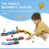 31 Set 15 10 Set Set Joqutoys PCS Wooden Train Cars - Magnetic Train Includes Cars, Bonus Connectors & Storage Bag