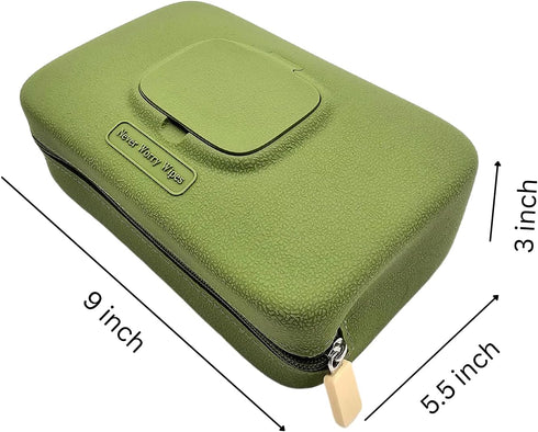 Never Worry Wipes Silicone Wipes Dispenser, Wipe Holder for Baby and Adult, Silicone Refillable Wipe Container, Keeps