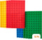 Strictly Briks Compatible with Lego Duplo 12 Pack, Large Building Blocks Baseplates, 7.5 x 3.75 in, Basic Colors