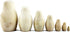Unpainted Nesting Dolls, DIY 7 Matryoshka Nesting Dolls Blank for Paint Gifts
