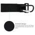 DECORNIJIA 2 Pcs Stroller Hooks with Pu Strap and Aluminum Alloy Clip, Non-Slip Large Pram Clips for Hanging Diaper
