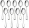 LIANYU 9-Piece Toddler Spoons, Stainless Steel Self Feeding Silverware Set for Kids 2-10 Years, Dishwasher Safe