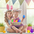 12PCS Easter Eggs Filled with Pull Back Car Toys, Easter Basket Stuffer for Toddler Boy Girl, Plastic Easter Eggs