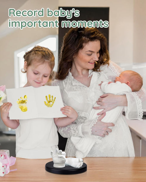 Lilian&Gema Baby Healthcare and Grooming Kit & Baby Casting Kit Hands and Feet