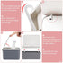 Diaper Wipes Dispenser Holder, Wipes Tissue Case Keeps Wipes Fresh with Lid (Grey)